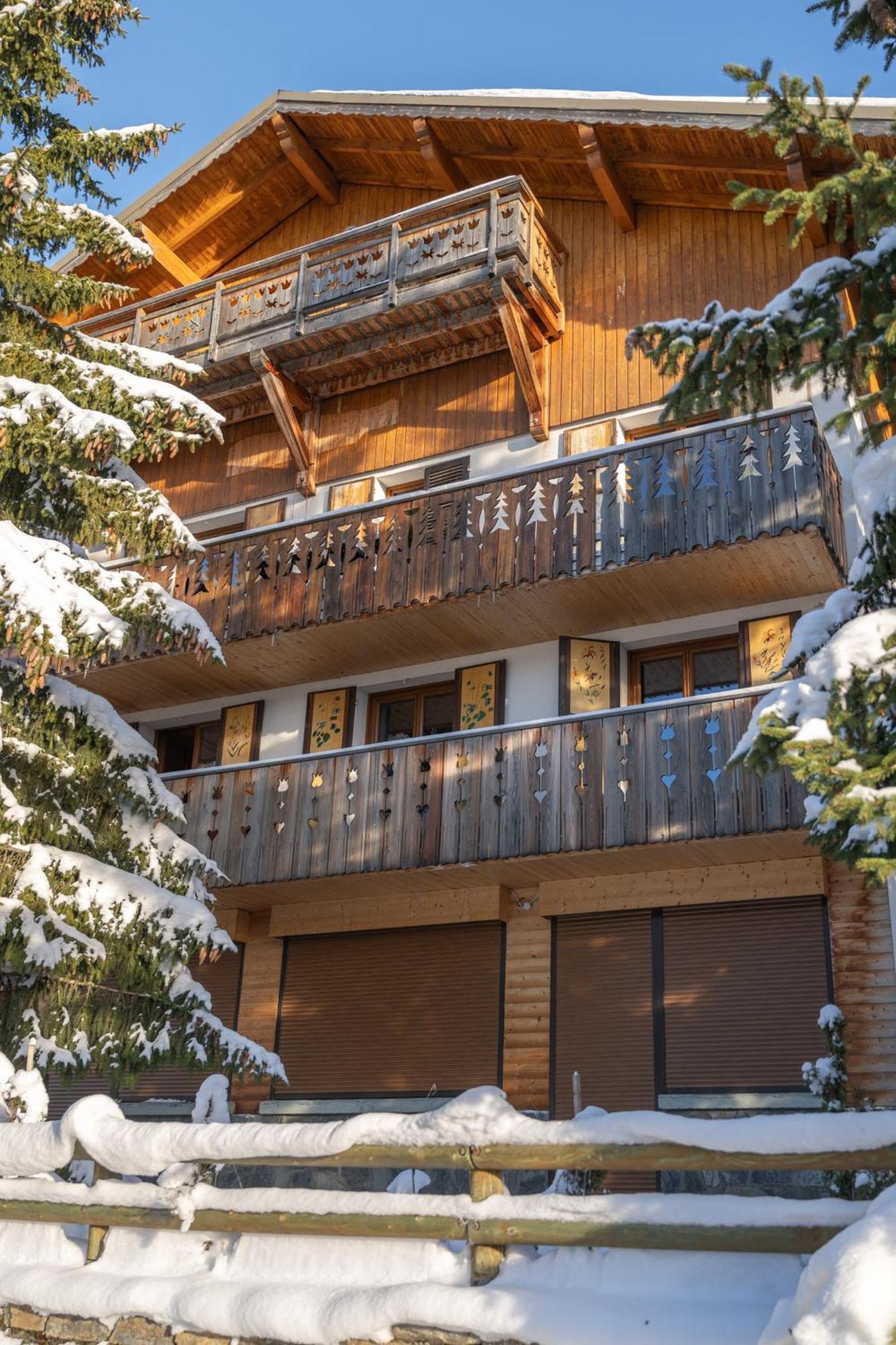 Chalet Alpe D'Huez 1850-Sea And Mountain Pleasure Avec 2 Appartements- 1 Appartement 3 Chambres 8 Couchages - 3 Salles D'Eau Et 1 Appartement 5 Chambres 12 Couchages 5 Salles D'Eau - Jacuzzi Et Sauna -Pieds Des Pistes Et Centre מראה חיצוני תמונה