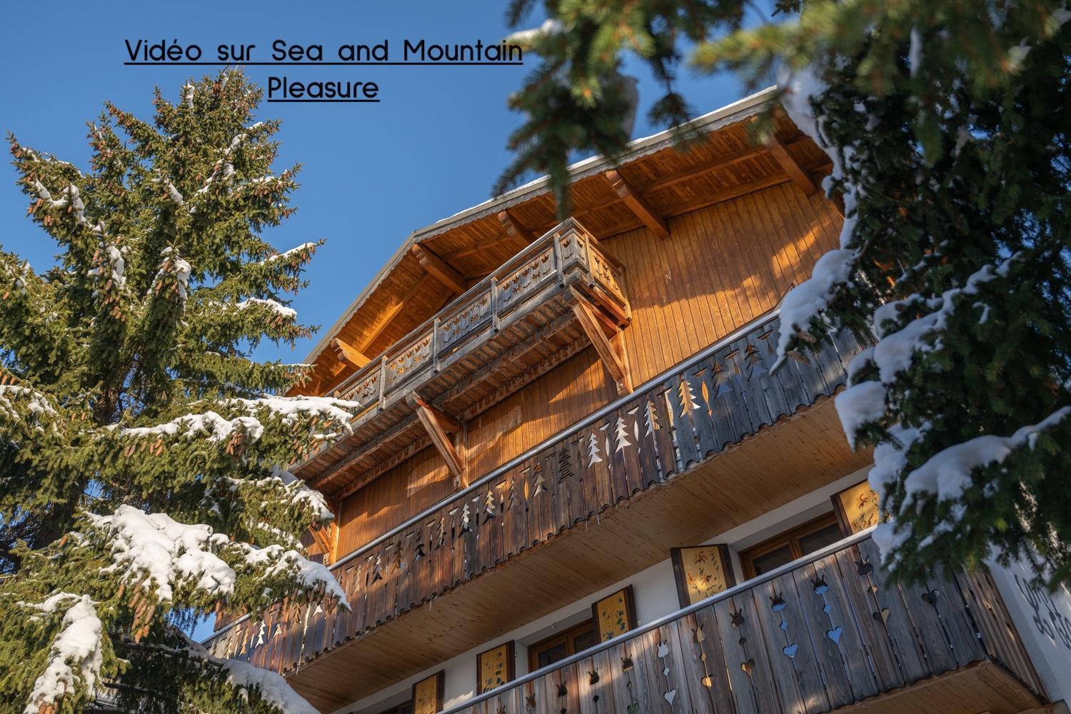 Chalet Alpe D'Huez 1850-Sea And Mountain Pleasure Avec 2 Appartements- 1 Appartement 3 Chambres 8 Couchages - 3 Salles D'Eau Et 1 Appartement 5 Chambres 12 Couchages 5 Salles D'Eau - Jacuzzi Et Sauna -Pieds Des Pistes Et Centre מראה חיצוני תמונה